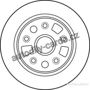 Brzdový kotouč TRW DF3117 – MAZDA 626 Brzdový kotouč TRW DF3117 – MAZDA 626