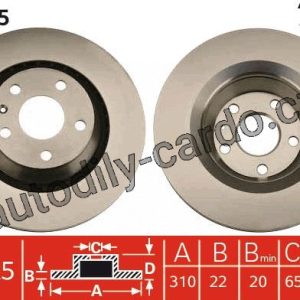 Brzdový kotouč TRW DF4785 – AUDI TT QUATTRO 06- Brzdový kotouč TRW DF4785 – AUDI TT QUATTRO 06-