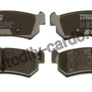 Sada brzdových destiček TRW GDB3348 – DAEWOO LACETTI, CHEVROLET NUBIRA Sada brzdových destiček TRW GDB3348 – DAEWOO LACETTI, CHEVROLET NUBIRA