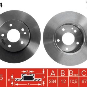 TR DF2654 Brzdový kotouč TRW – lakovaný TR DF2654 Brzdový kotouč TRW – lakovaný