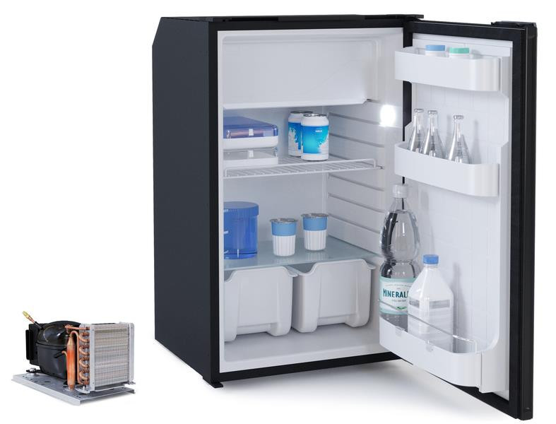 Chladnička kompresorová Vitrifrigo C95L (vestavná, 95 l, s mrazicím boxem, externí kompresor, černá, 12V/24V) 305506