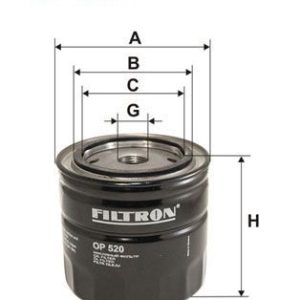 FI OP520 filtr olejový FILTRON FI OP520 filtr olejový FILTRON