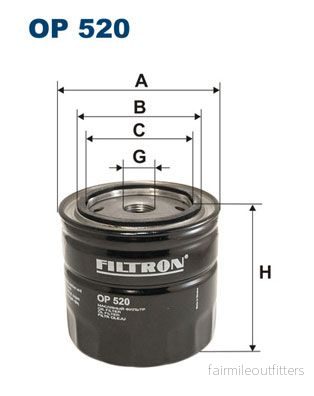 FI OP520 filtr olejový FILTRON