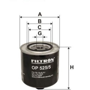 FI OP525/5 filtr olejový FILTRON FI OP525/5 filtr olejový FILTRON