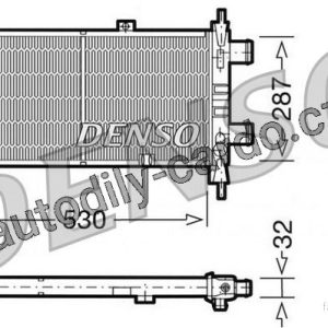 Chladič motoru DENSO (DE DRM20065)