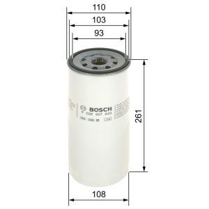 BO F026407043 filtr olejový BOSCH BO F026407043 filtr olejový BOSCH