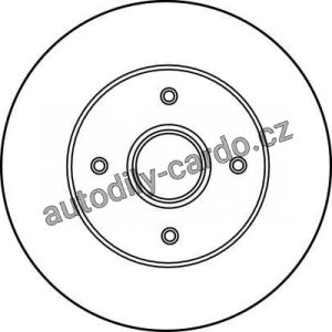 Brzdový kotouč TRW DF2708 – Brzdový kotouč TRW DF2708 –
