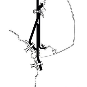 Adaptér markýzy Thule Omnistor pro VW T4 (2 ks, 8 cm) 313391 Adaptér markýzy Thule Omnistor pro VW T4 (2 ks, 8 cm) 313391