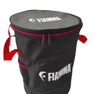 Skládací organizér a odpadkový koš Pack Organizer cylindrický průměr 280 mm výška 400 mm se 4 klipy černý/červený pro kemping a karavany 313913 Skládací organizér a odpadkový koš Pack Organizer cylindrický průměr 280 mm výška 400 mm se 4 klipy černý/červený pro kemping a karavany 313913