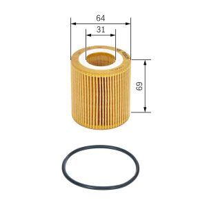 BO F026407177 Olejový filtr BOSCH BO F026407177 Olejový filtr BOSCH