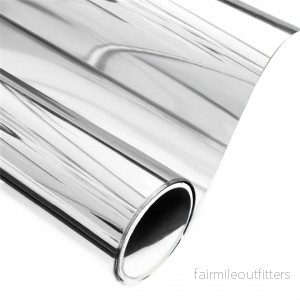 Zrcadlová fólie na okna 152x1000cm – interiér/exteriér ZF001-100