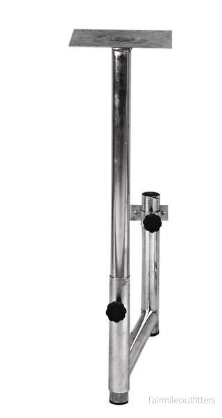 Podnož stolu otočná Reimo U-Schwenktisch Universal (výška cca 72 cm, rozsah otáčení cca 40 cm, zkrátitelná, pozinkovaná ocel) 307204