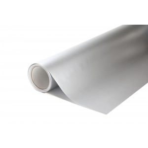 Matná stříbrná polepová fólie 152x100cm - interiér/exteriér MF02-010
