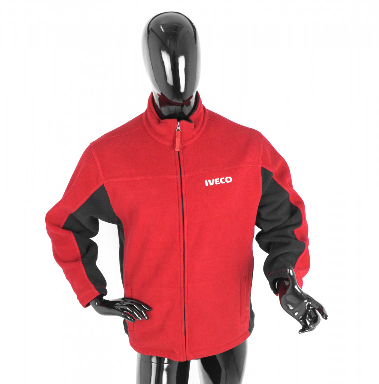 Bunda/mikina fleece IVECO červená L 647982