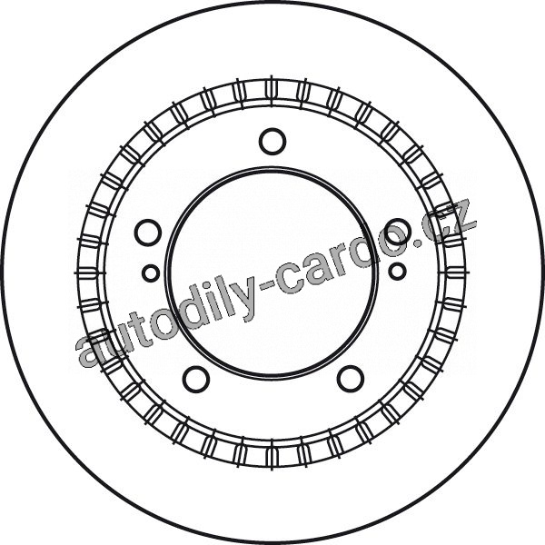Brzdový kotouč TRW DF6023 Brzdový kotouč TRW DF6023