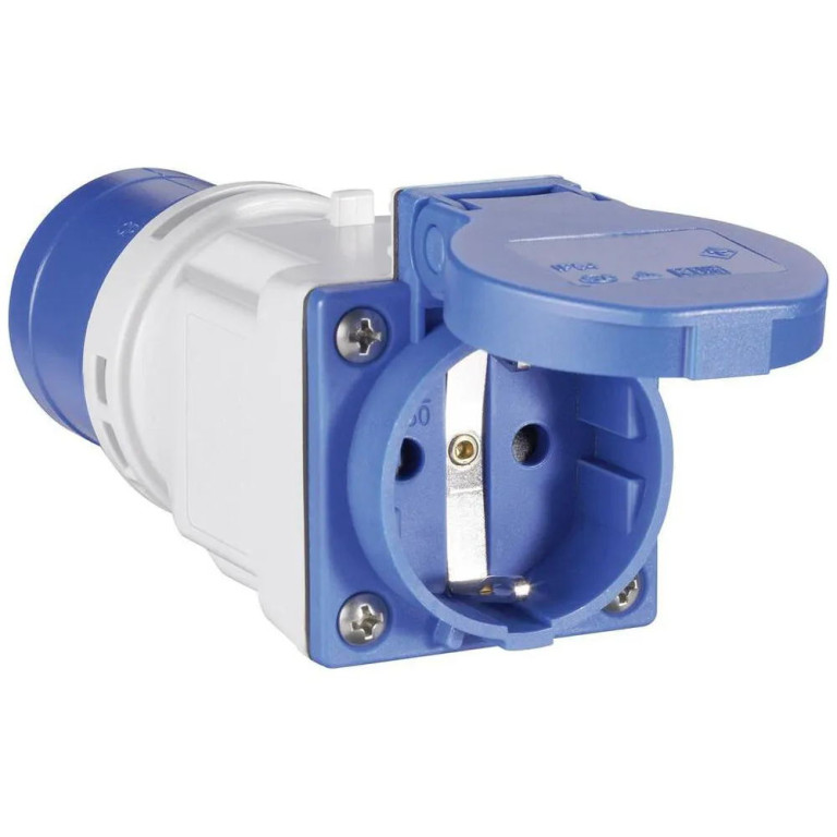 Adaptér napájecí CEE Schuko IP44 pevný 742256