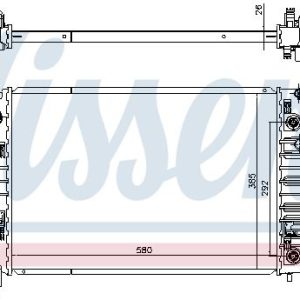 Chladič motoru NISSENS 630778 Chladič motoru NISSENS 630778