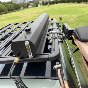 Střešní sprcha na auto – hliníková nádrž na vodu, černá, 26l 318857 Střešní sprcha na auto – hliníková nádrž na vodu, černá, 26l 318857